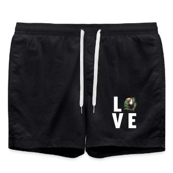 Toucans Toucan - Short de bain - noir - Devant - AI Model Male 185 light (185cm)