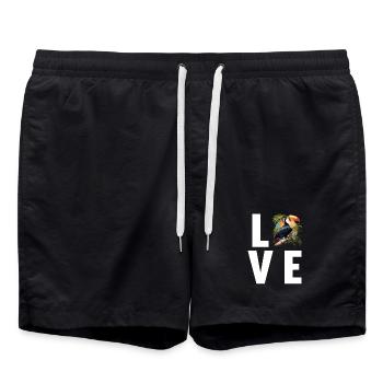 Toucans Toucan - Short de bain - noir - Devant - AI Model Male 185 light (185cm)