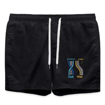 Biology Teacher Biologist Microbiology Biologist - Swim Trunks - black - Front - AI Model Male 185 light (185cm)