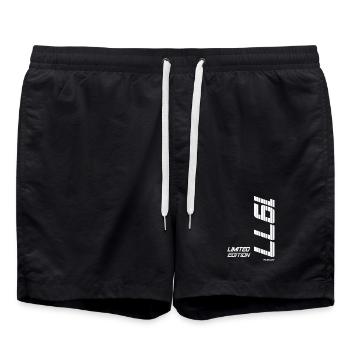 Limited Edition Style Logo - Swim Trunks - black - Front - AI Model Male 185 light (185cm)