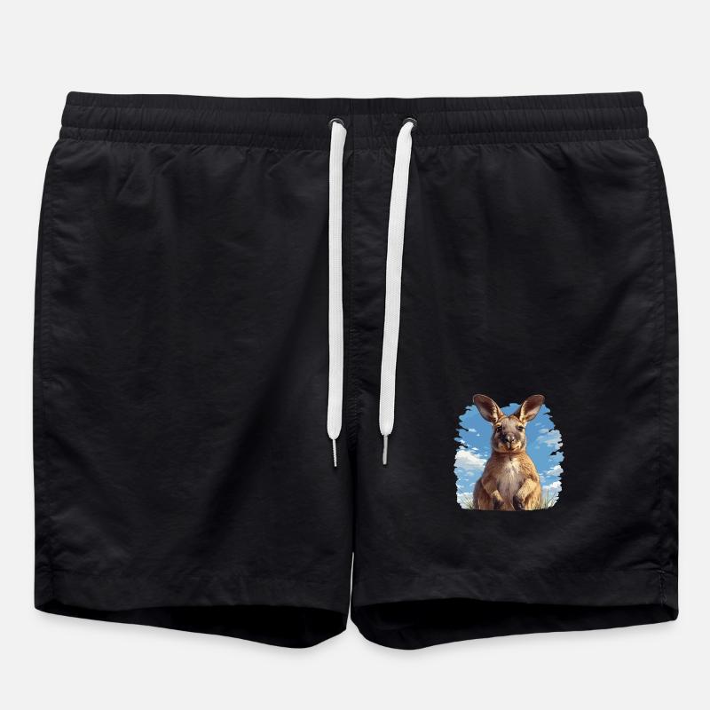 Wallabies Wallaby - Swim Trunks - black