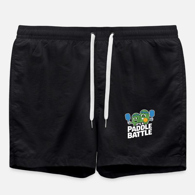 Paddleball Pickleball Cadeau Paddle Battle - Short de bain - noir