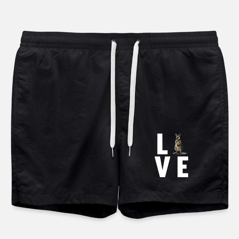 Wallabies Wallaby - Swim Trunks - black