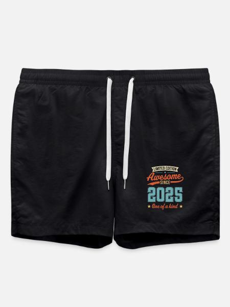 Awesome Since 2025 - Swim Trunks - black
