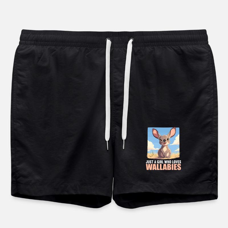 Wallabies Wallaby - Swim Trunks - black