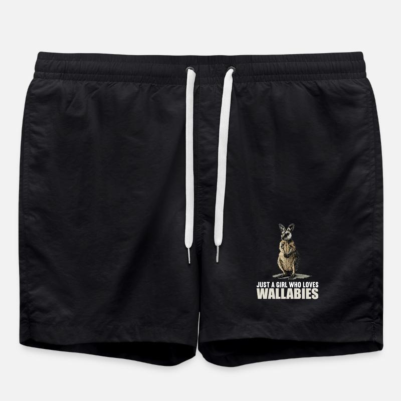 Wallabies Wallaby - Swim Trunks - black