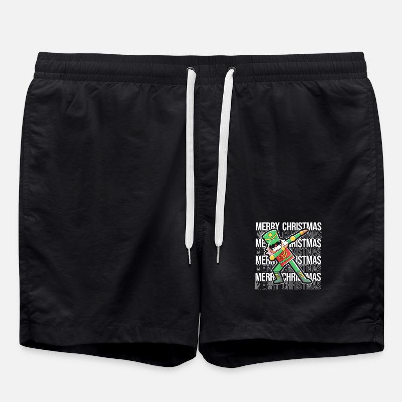 Christmas Nutcracker - Swim Trunks - black