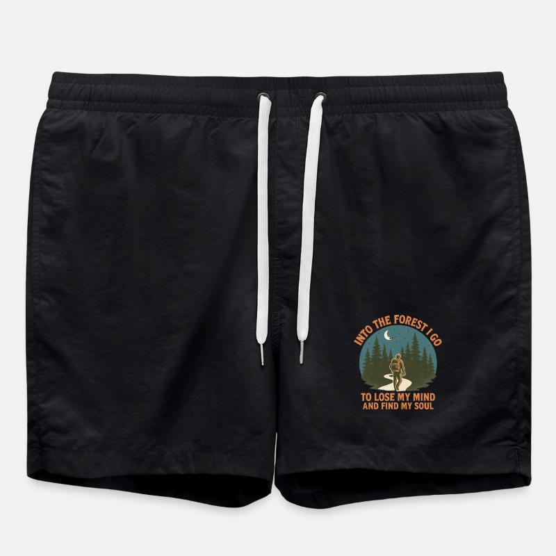 Randonnée Randonneurs Forêt - Short de bain - noir