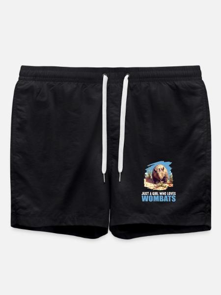 Wombats Wombat - Swim Trunks - black