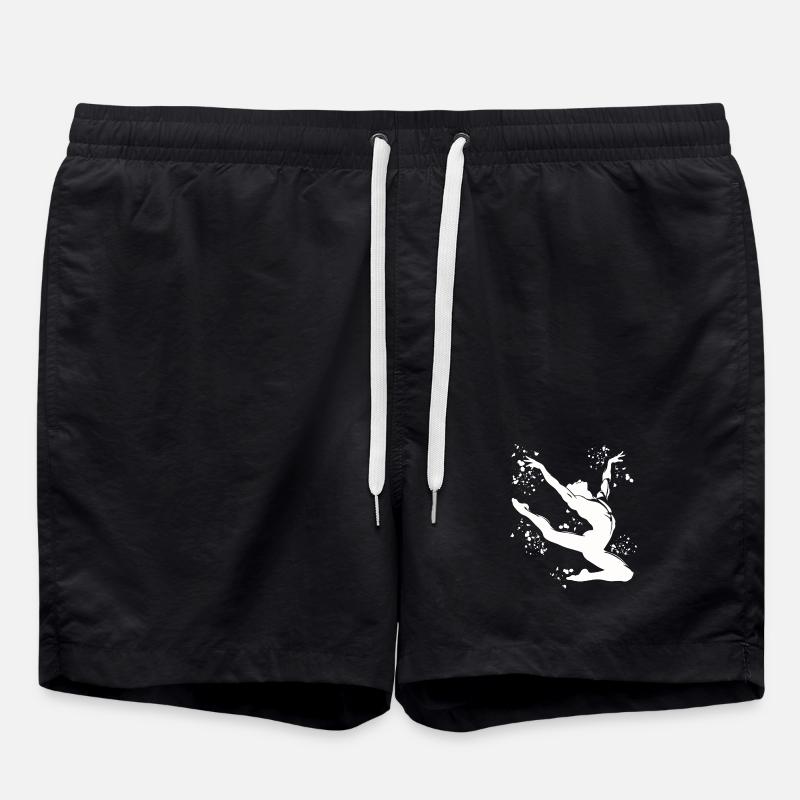 Turner Boden Kunstturnen - Badeshorts - Schwarz