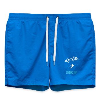 Skifahren - Der Berg ruft - Badeshorts - Cobalt blue - Vorne