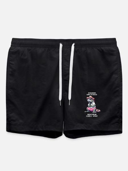 Iguana Unlocked | Chill-Stat Max - Swim Trunks - black
