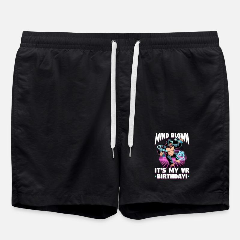 Anniversaire Gamer VR - Short de bain - noir
