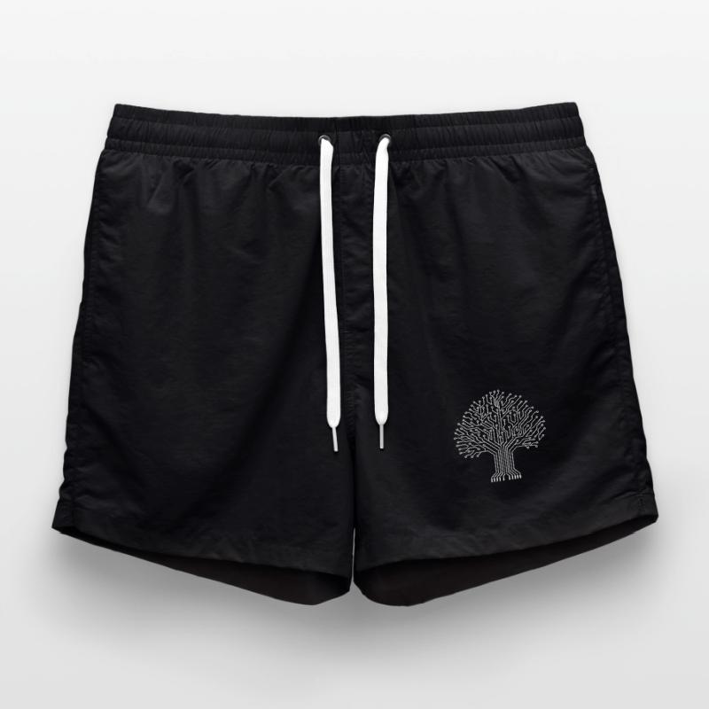 Binary Tree Joke Electrical Engineer Geek Humor Swim Trunks