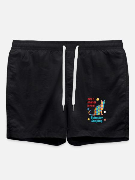 Be Kind – Autism Awareness - Swim Trunks - black