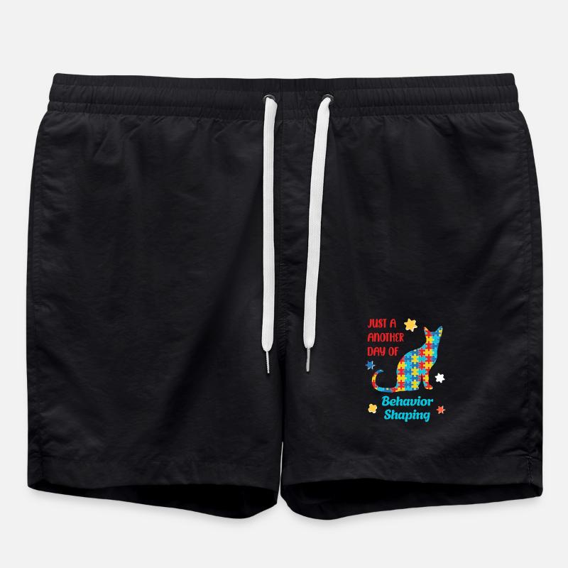 Be Kind – Autism Awareness - Swim Trunks - black
