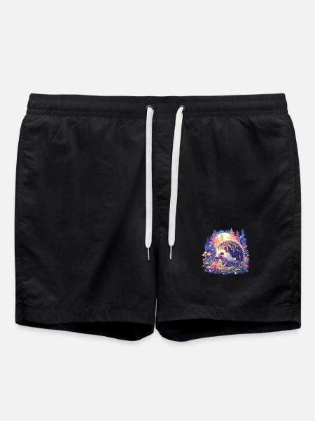 Igel - Badeshorts - Schwarz