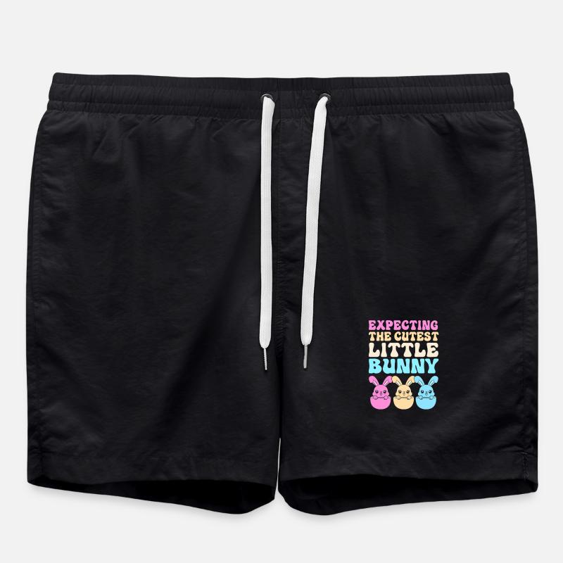 Gender Reveal Pâques Future maman - Short de bain - noir