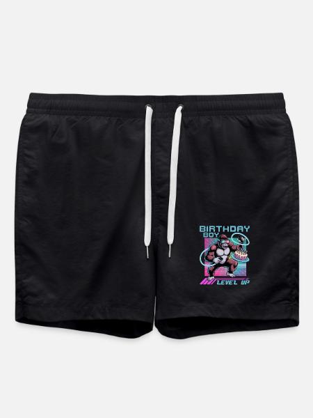 Birthday Gamer VR - Swim Trunks - black