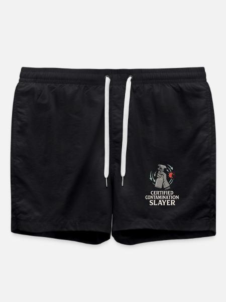 Cleanroom Technician Controlled Environment - Swim Trunks - black