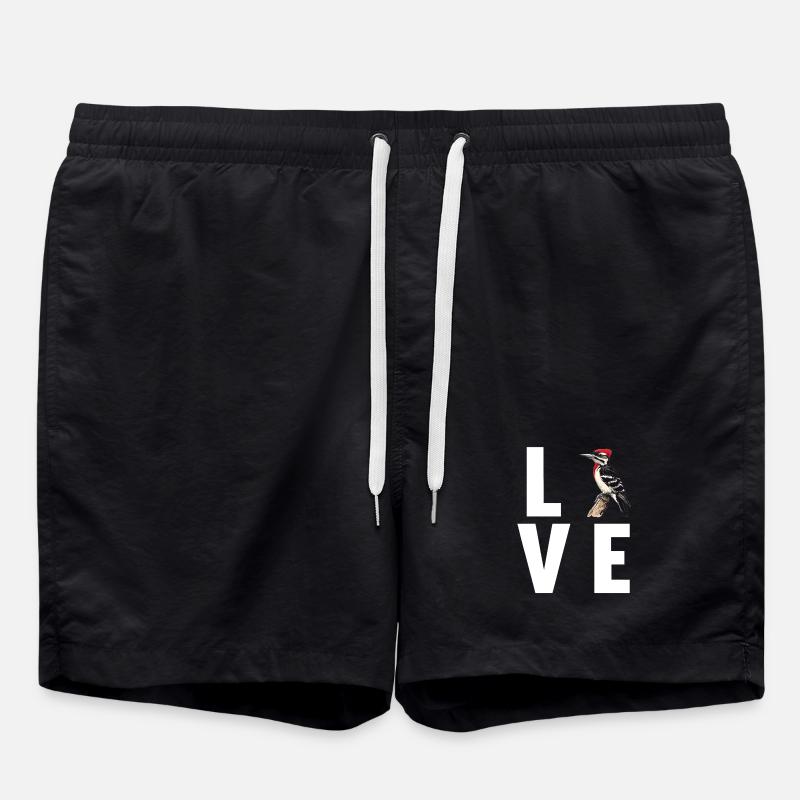 Spechte Specht - Badeshorts - Schwarz