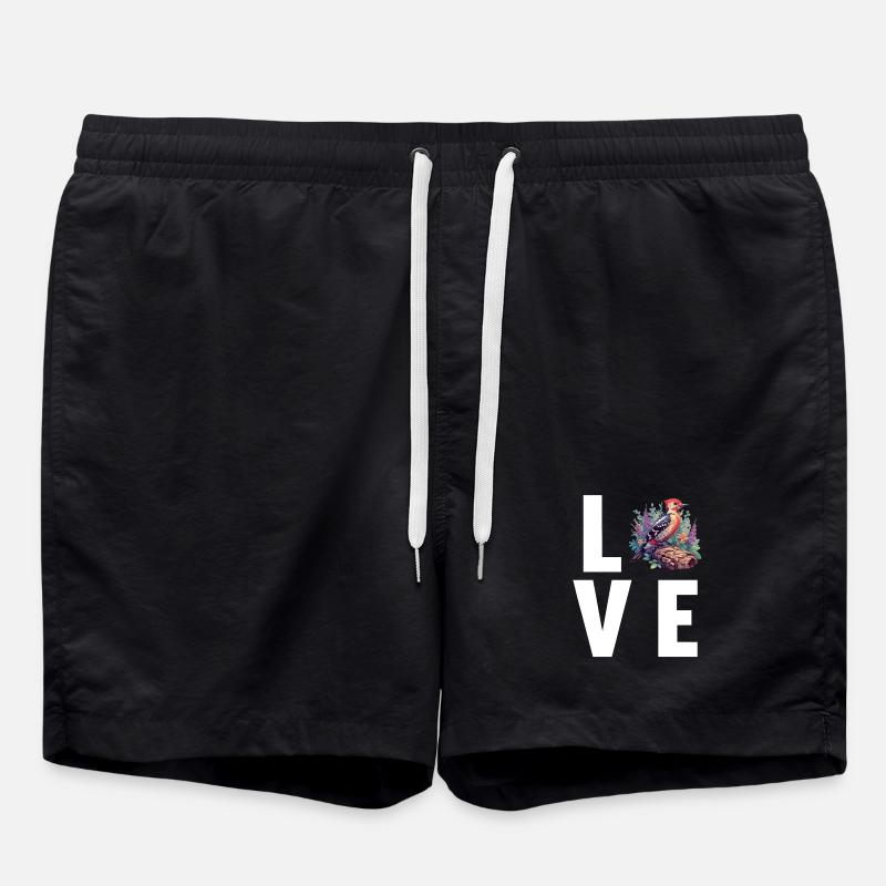 Spechte Specht - Badeshorts - Schwarz