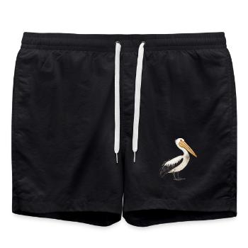 Pelicans Pelican - Swim Trunks - black - Front - AI Model Male 185 light (185cm)