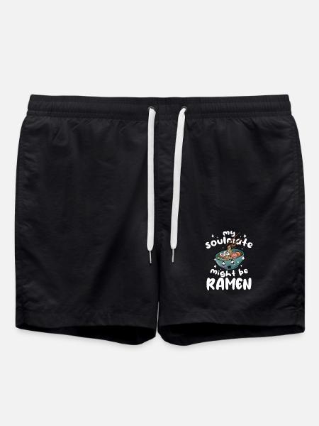 Seelenramen Cartoon - Badeshorts - Schwarz