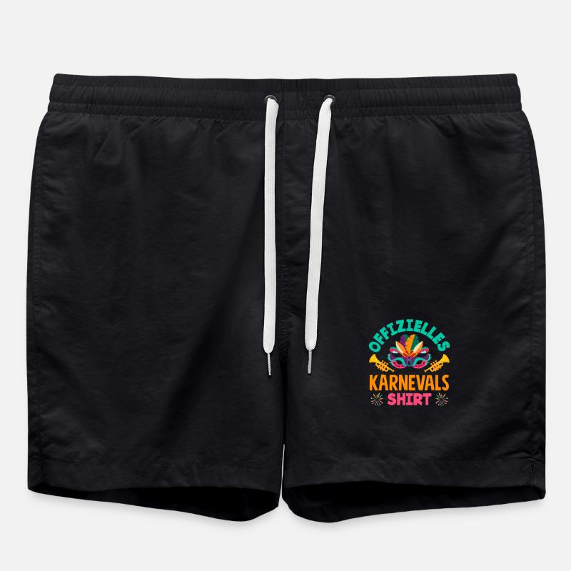Helau Carnival Alaaf Official Carnival - Swim Trunks - black