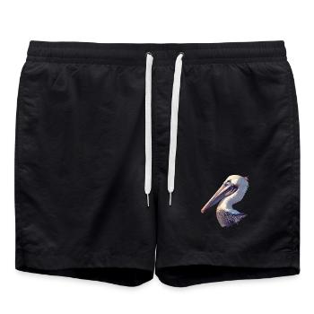 Pelicans Pelican - Swim Trunks - black - Front - AI Model Male 185 light (185cm)