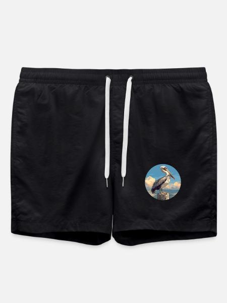 Pelicans Pelican - Swim Trunks - black