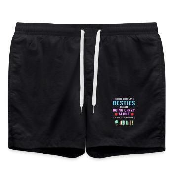 Secrétaire d’école Secrétaire d’école - Short de bain - noir - Devant - AI Model Male 185 light (185cm)