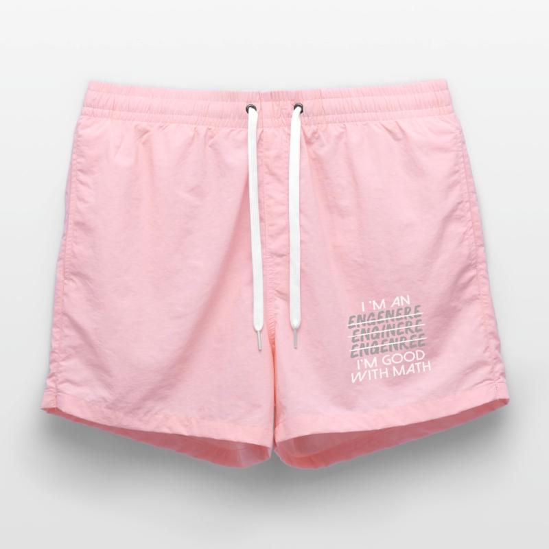 Math Math Math Professeur de mathématiques Mathématicien Short de bain