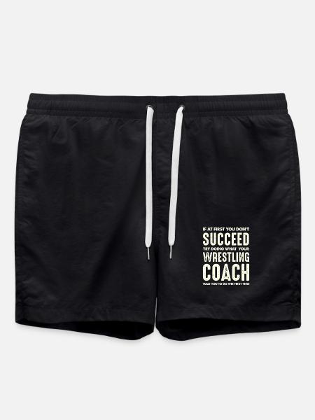 Victory by coach instruction - Swim Trunks - black
