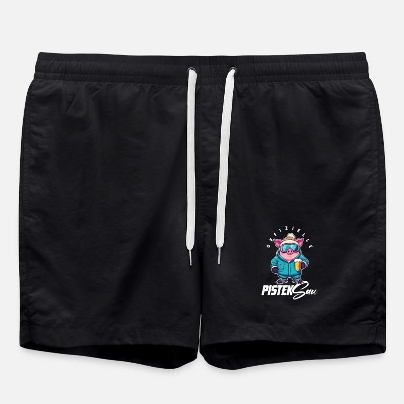 Pistes Sau Ski Masque d’après-ski - Short de bain - noir
