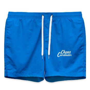 Chaos Coordinator - Chef of Everything - Swim Trunks - cobalt blue - Front