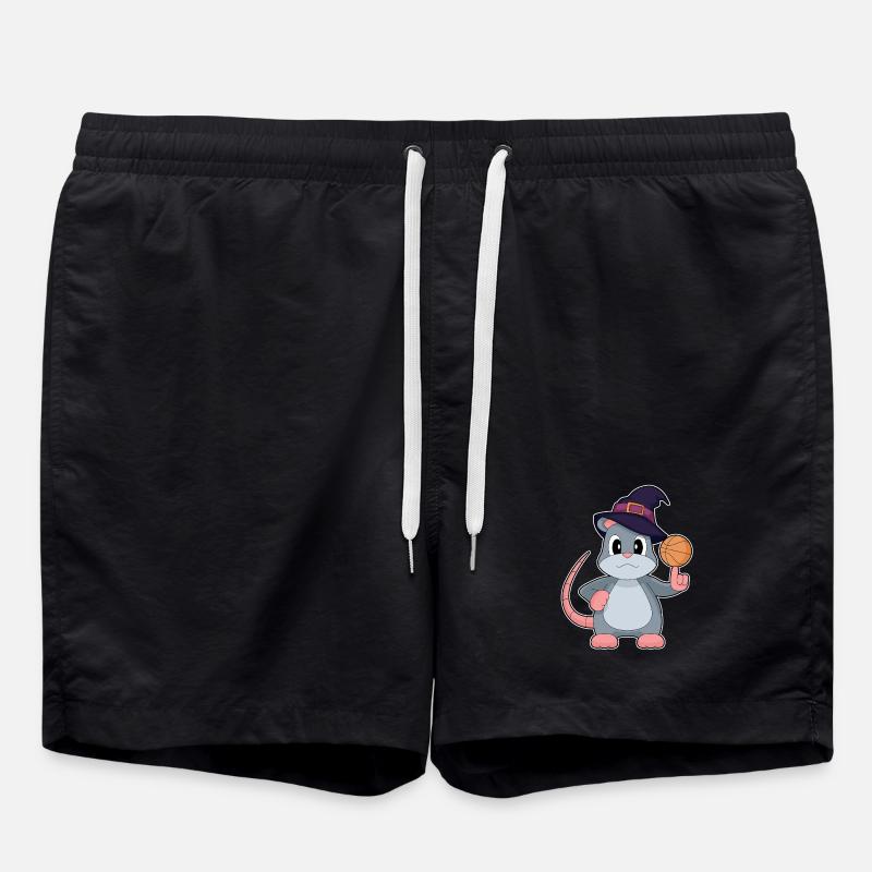 Souris Halloween Basketball - Short de bain - noir