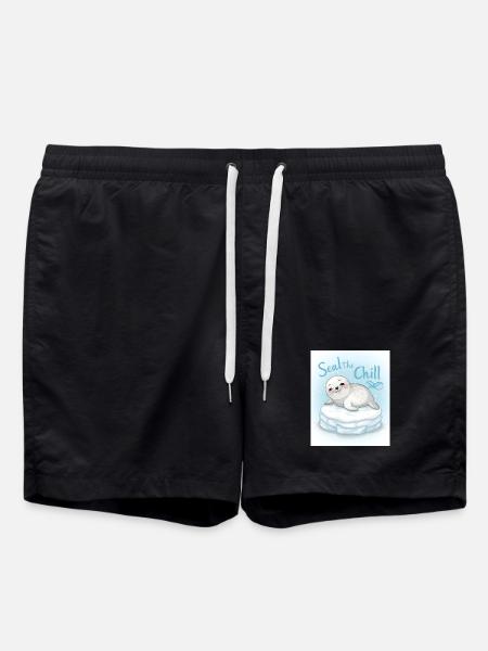 Seal the Chill - Swim Trunks - black