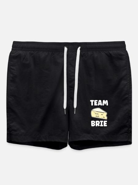 Humor brie cheese - Swim Trunks - black