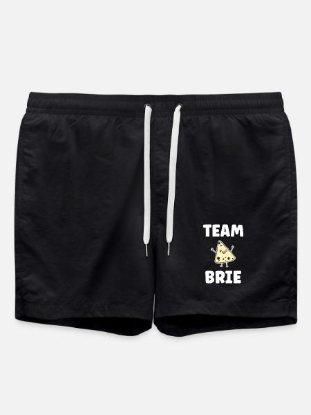 Humor brie cheese - Swim Trunks - black