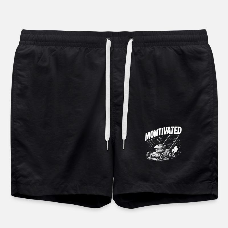 Mowtivated - Badeshorts - Schwarz