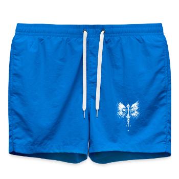 Croix Goth Gothique Emo - Short de bain - cobalt blue - Devant