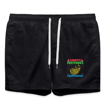 Euphonium Santa ́s Preferred Baritone Marching Band - Swim Trunks - black - Front - AI Model Male 185 light (185cm)