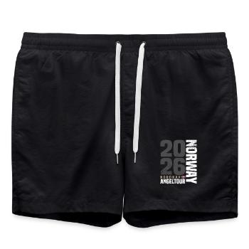 North Cape Norway Fishing Trip 2026 - Swim Trunks - black - Front - AI Model Male 185 light (185cm)
