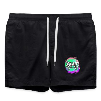 Skateboard Skate - Short de bain - noir - Devant - AI Model Male 185 light (185cm)