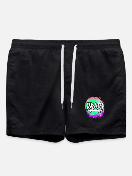 Skateboard Skate - Short de bain - noir