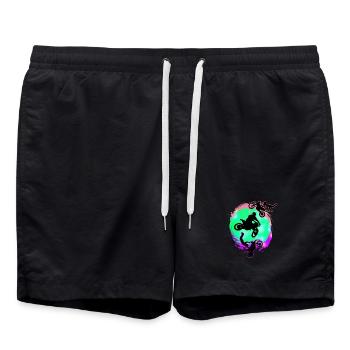 Motocross - MX - Short de bain - noir - Devant - AI Model Male 185 light (185cm)