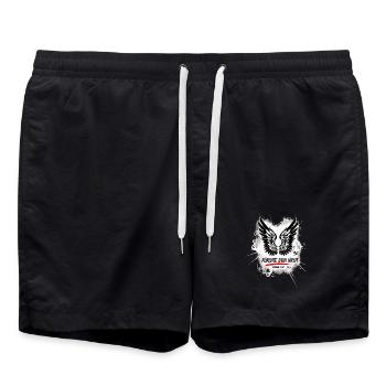 FÜRCHTE DICH NICHT Bibelvers Japan Art - Badeshorts - Schwarz - Vorne - AI Model Male 185 light (185cm)
