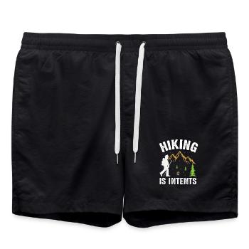 Wandern - Badeshorts - Schwarz - Vorne - AI Model Male 185 light (185cm)