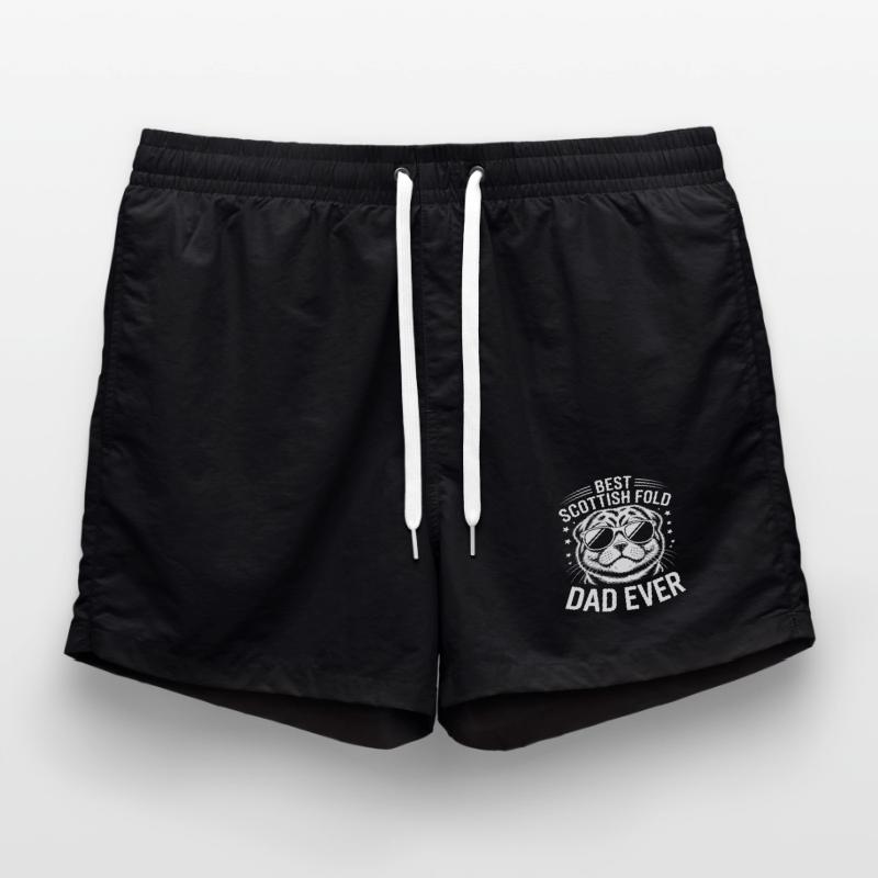 Cadeau Fold écossais Chats pliants écossais Short de bain